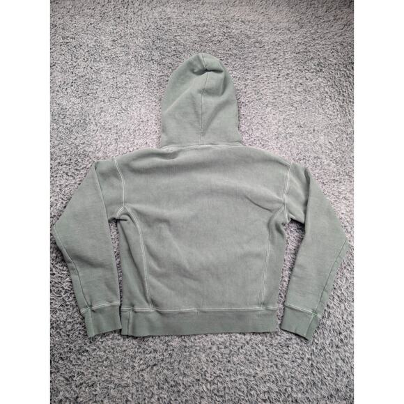 Vintage Champion Hoodie Youth Small Green Boy Pullover Reverse Weave Embroidered - Picture 5 of 6